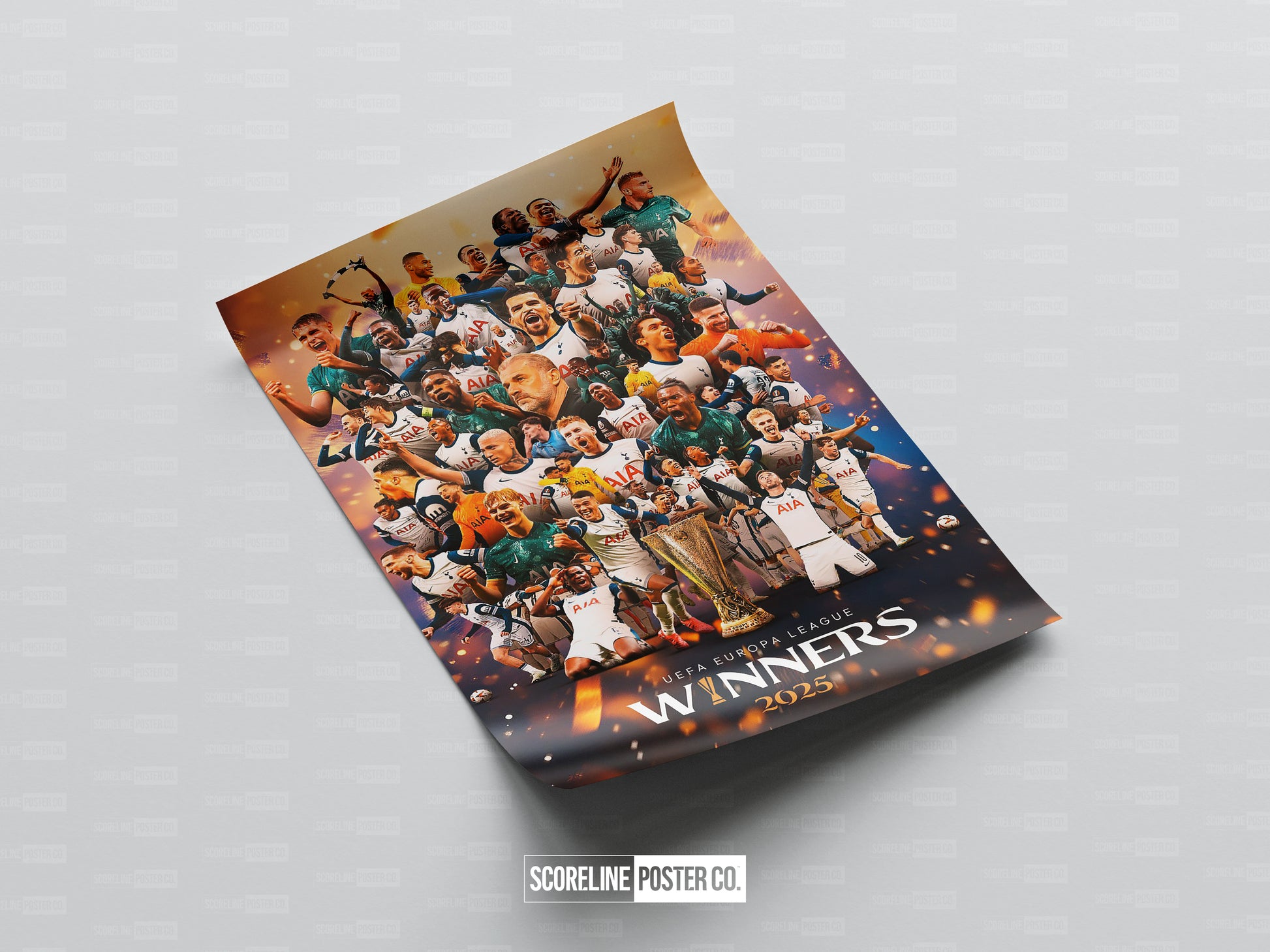 Spurs Europa League Poster