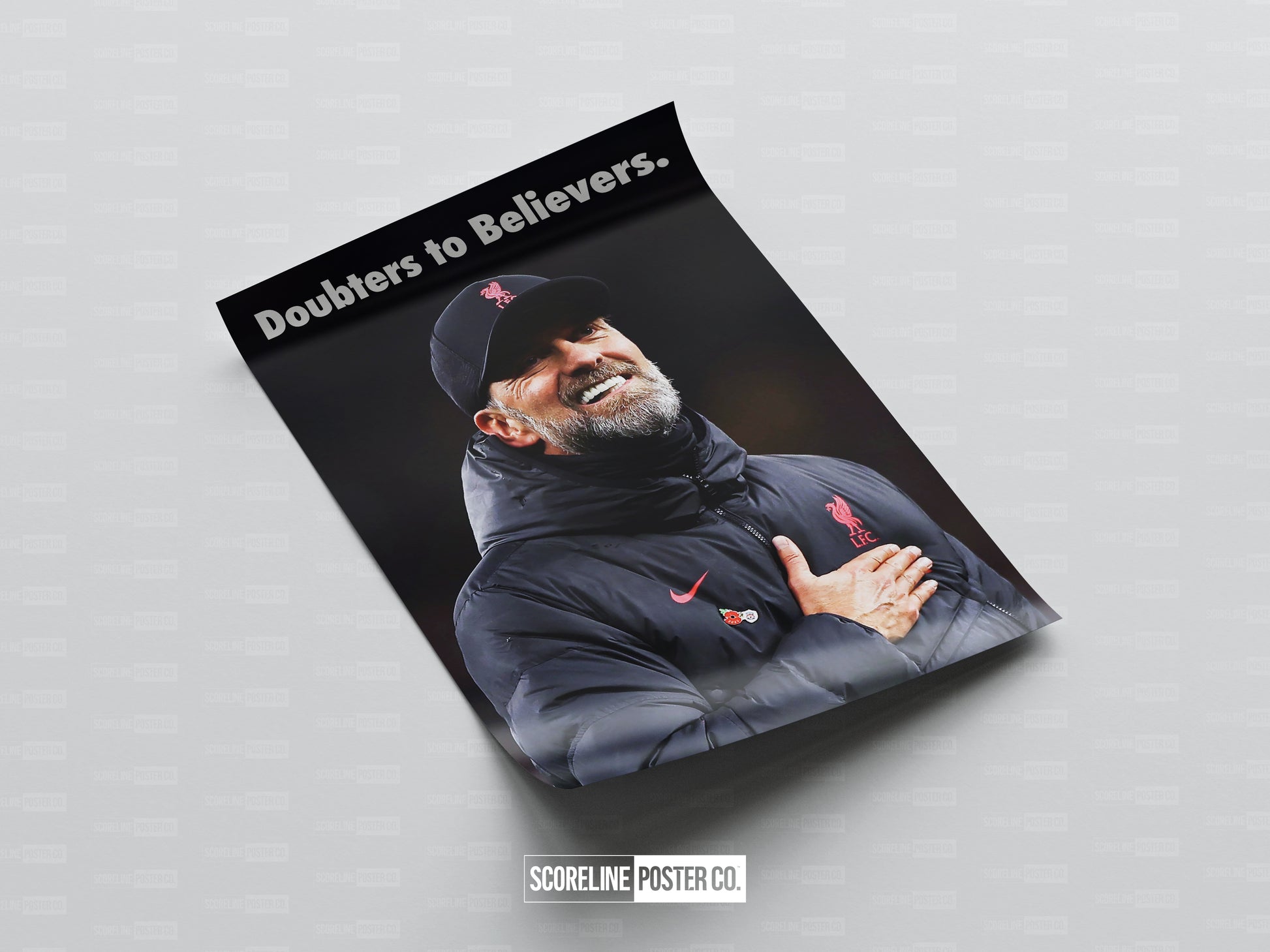 Jurgen Klopp 'Doubters To Believers' Poster