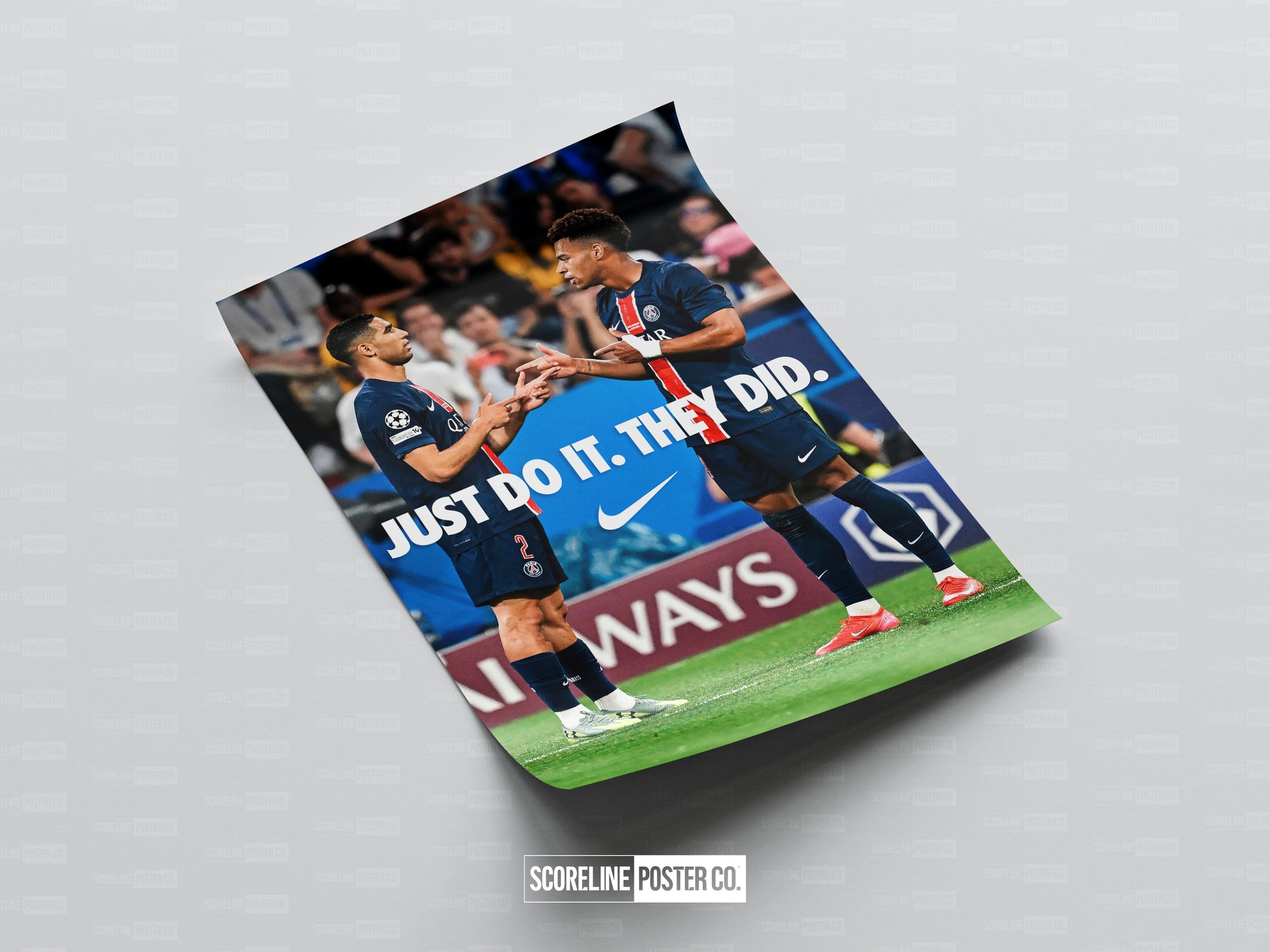Desire Doue & Achraf Hakimi Poster