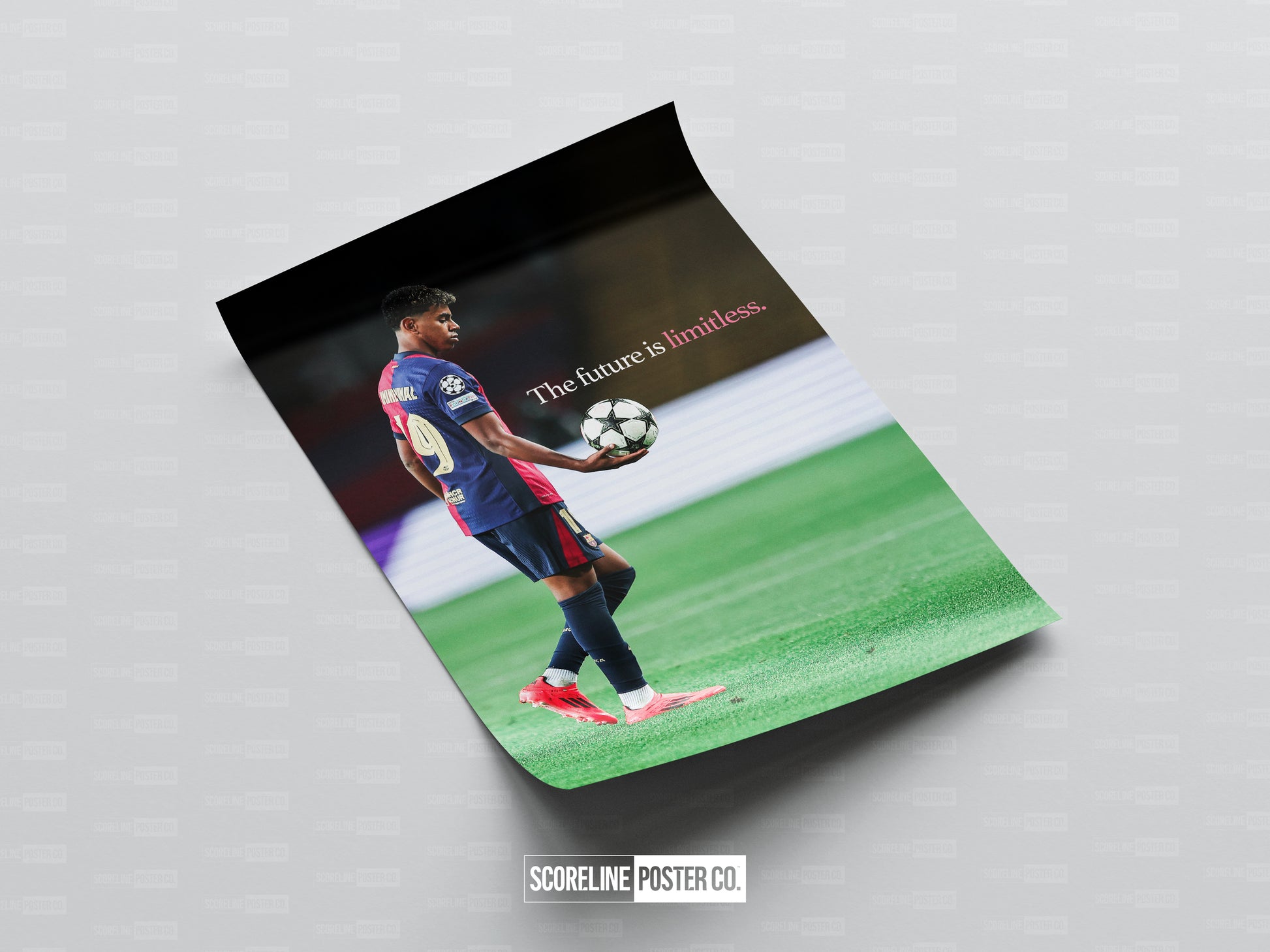 Lamine Yamal 'The Future Is Limitless' Poster