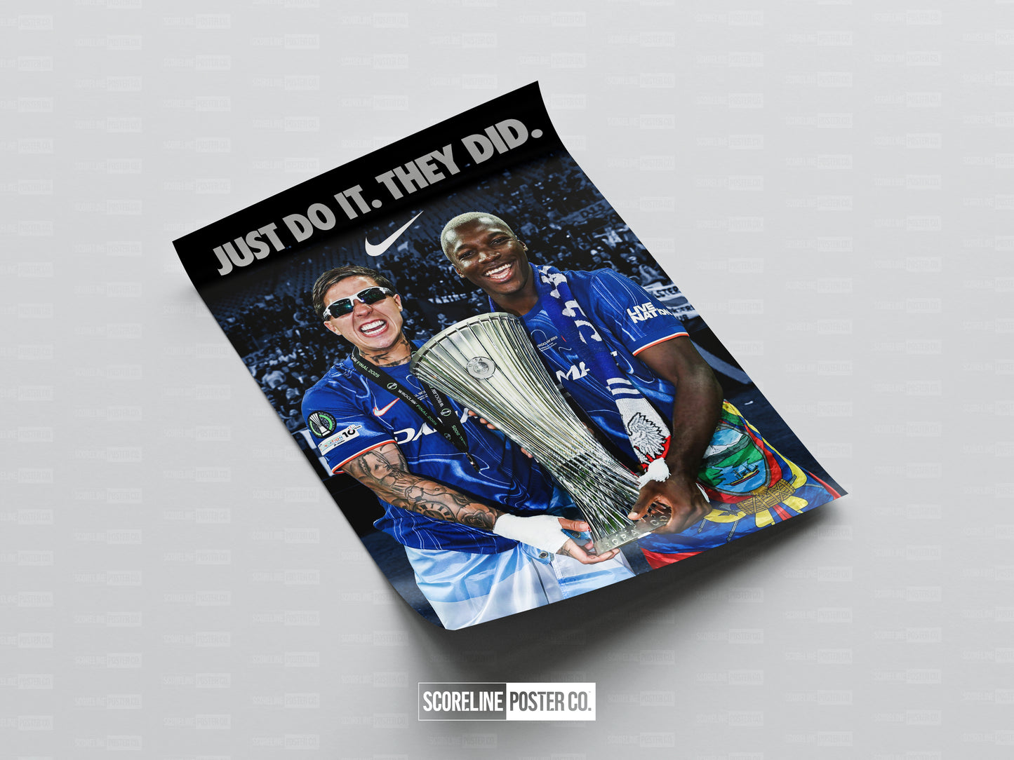 Enzo Fernandez & Moises Caicedo Poster