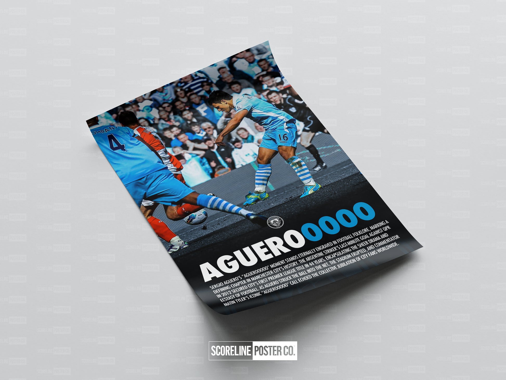 Sergio Aguero Poster