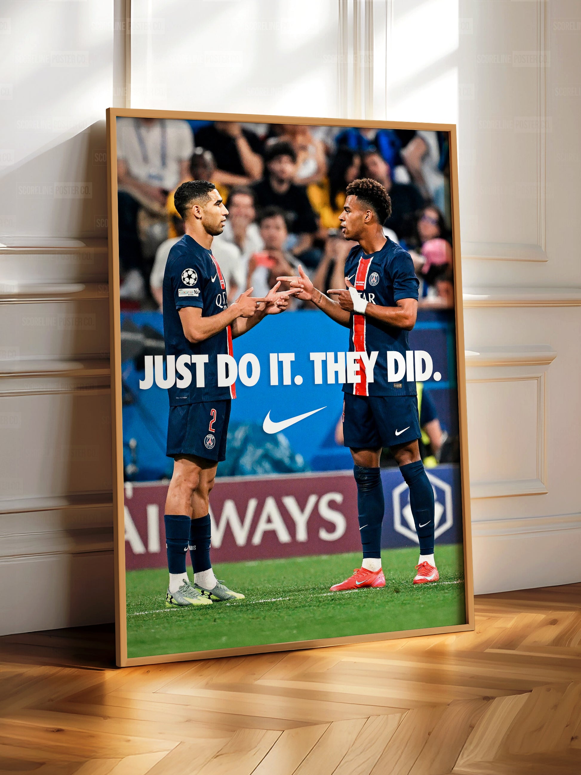 Desire Doue & Achraf Hakimi Poster