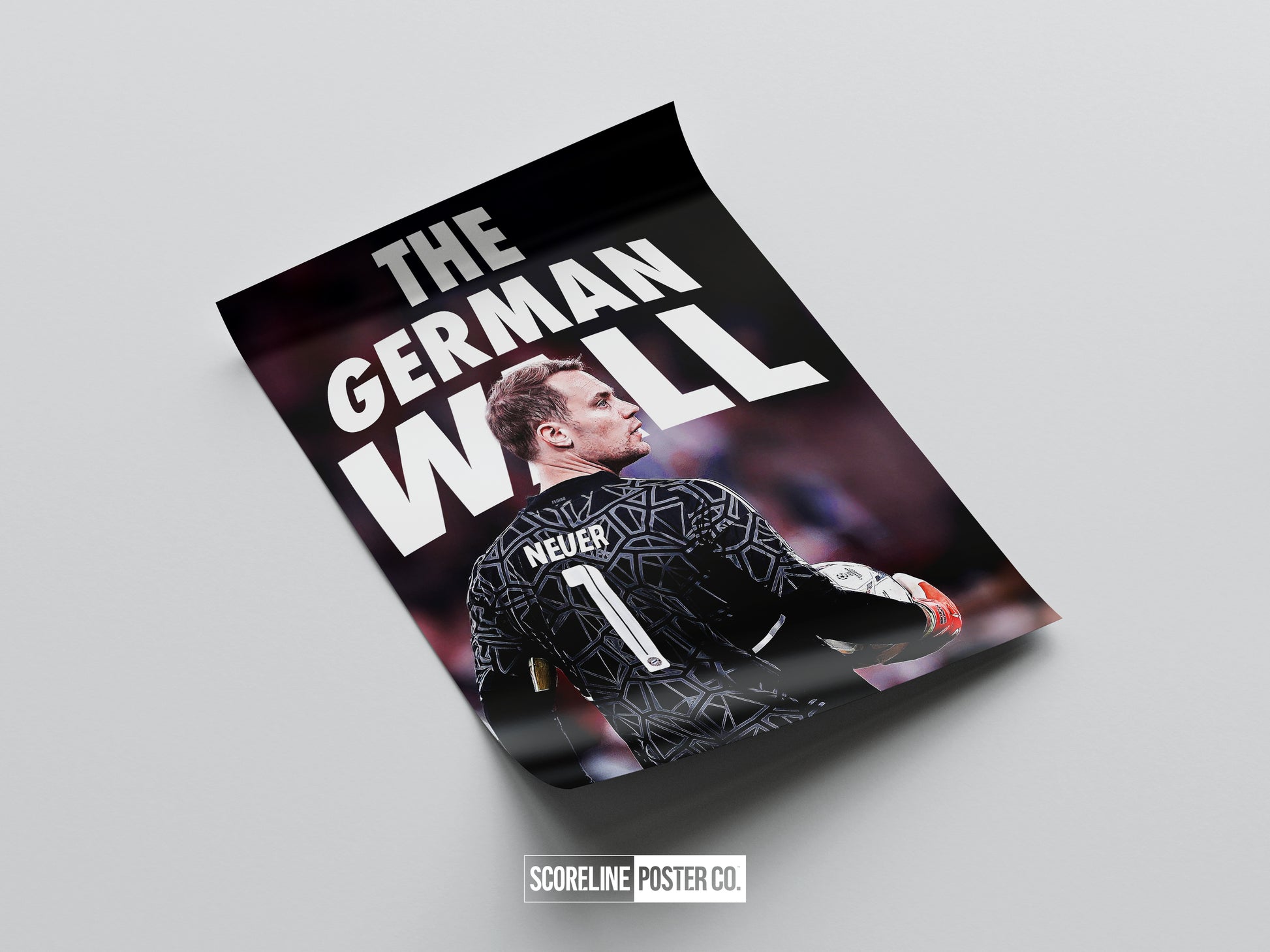 Manuel Neuer 'The German Wall' Poster