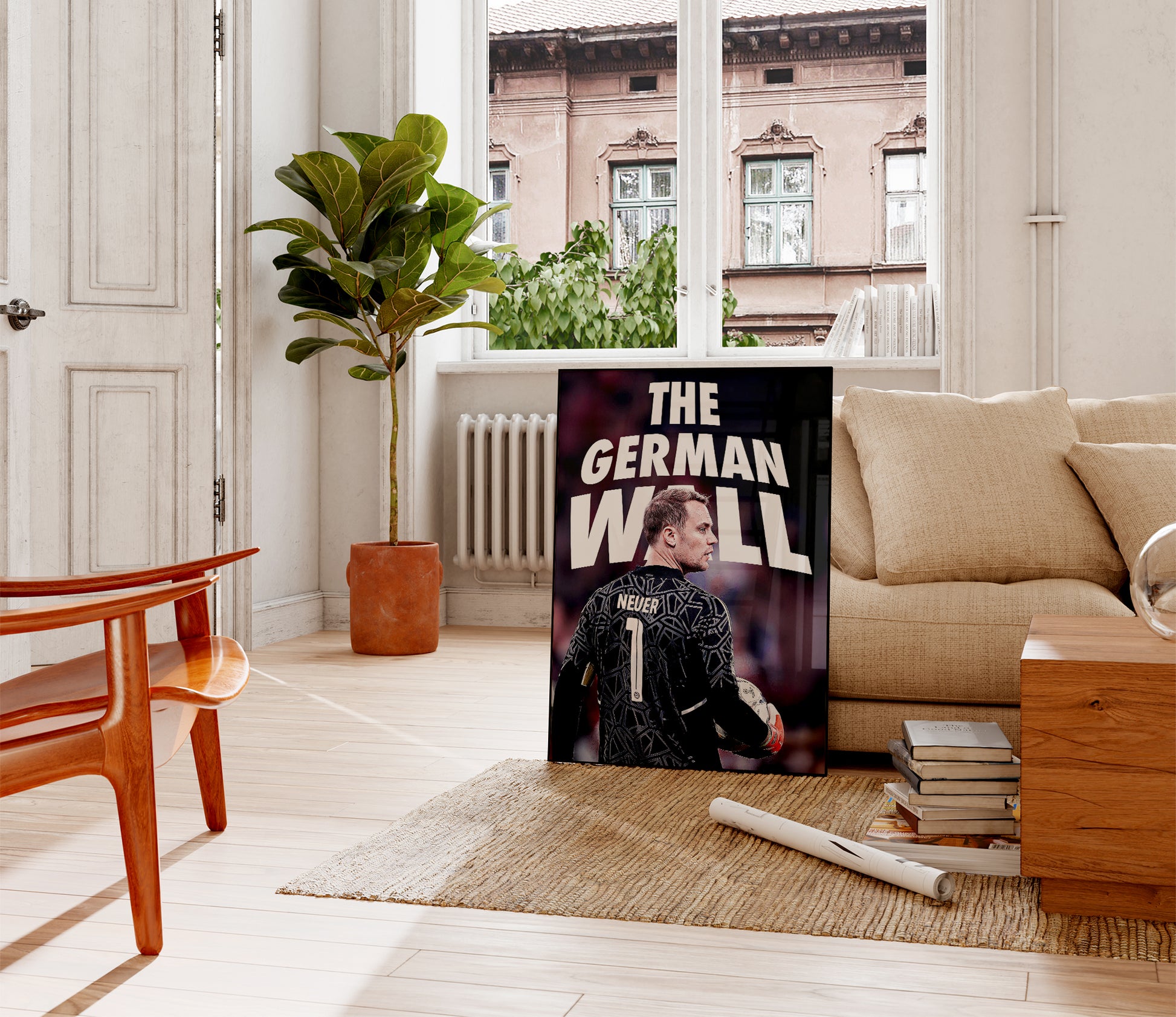 Manuel Neuer 'The German Wall' Poster