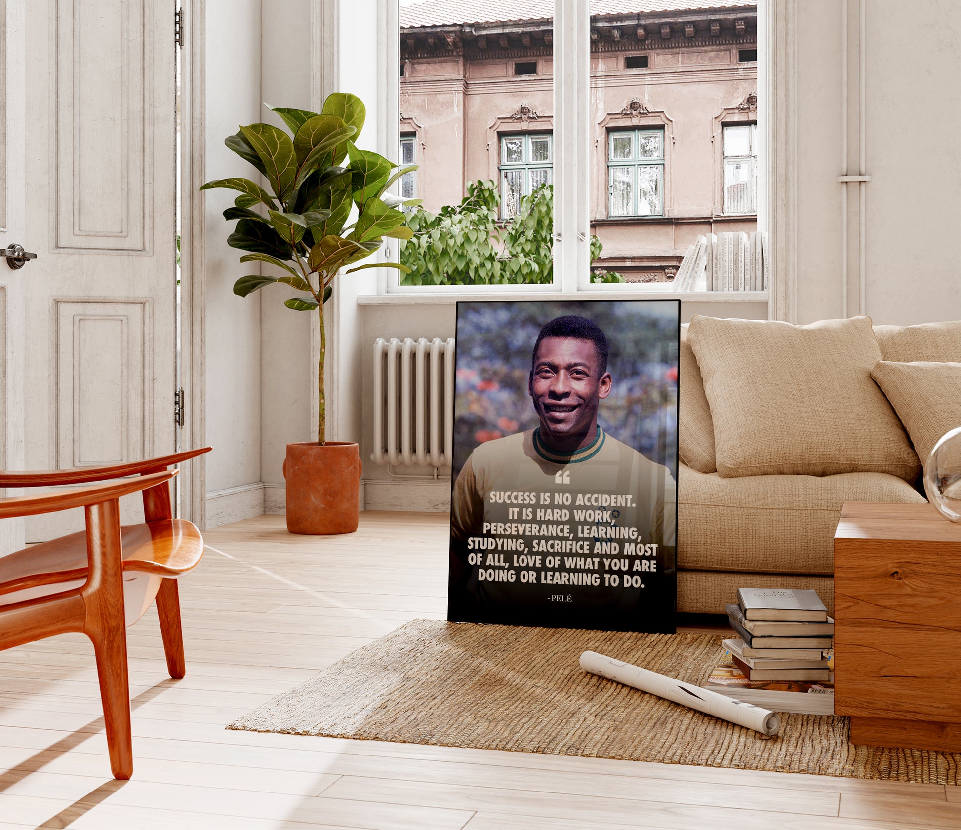 Pele 'Quote' Poster