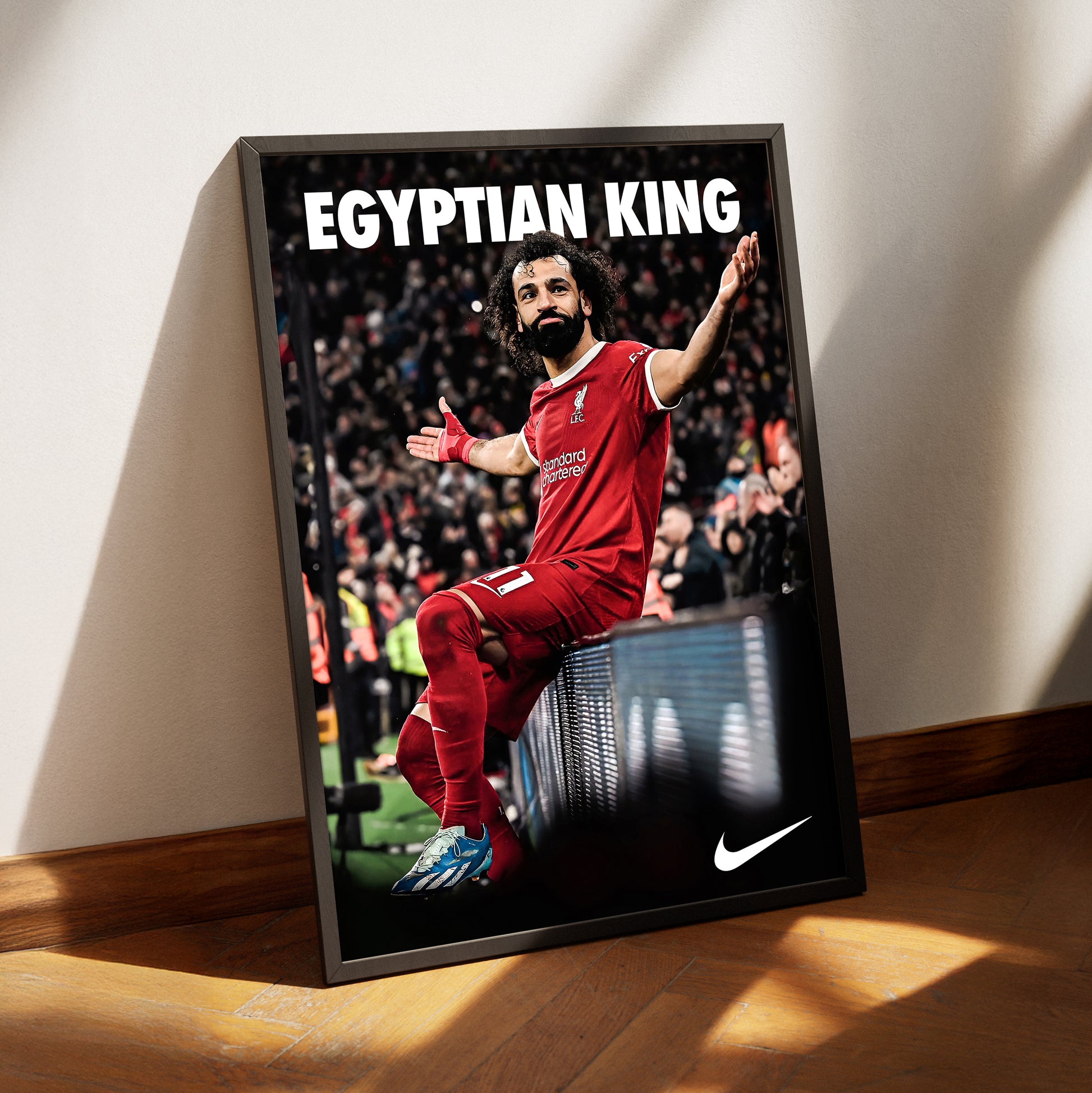 Mo Salah 'The Egyptian King' Celebration Poster