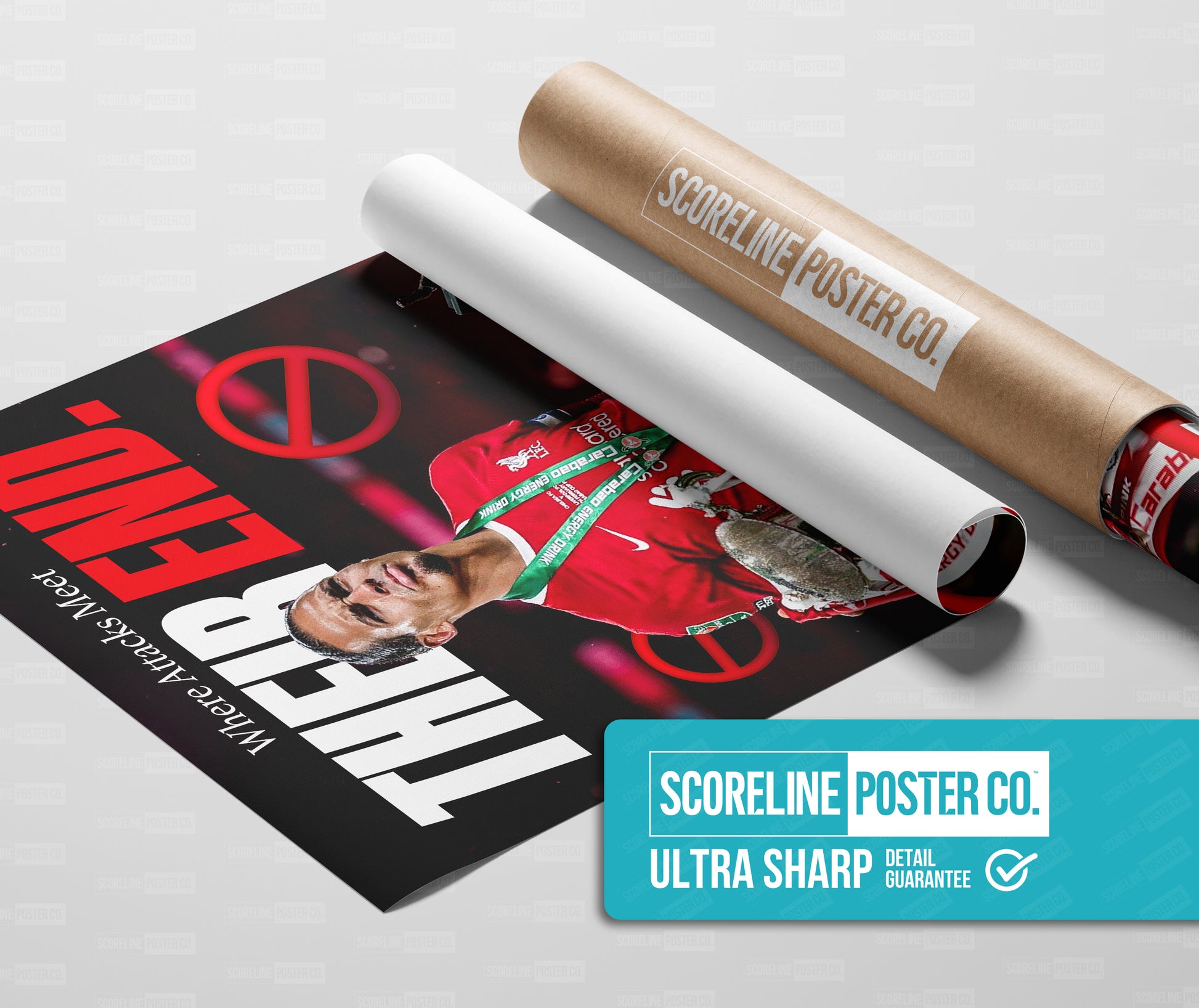 Virgil van Dijk 'Attack Meets End' Poster