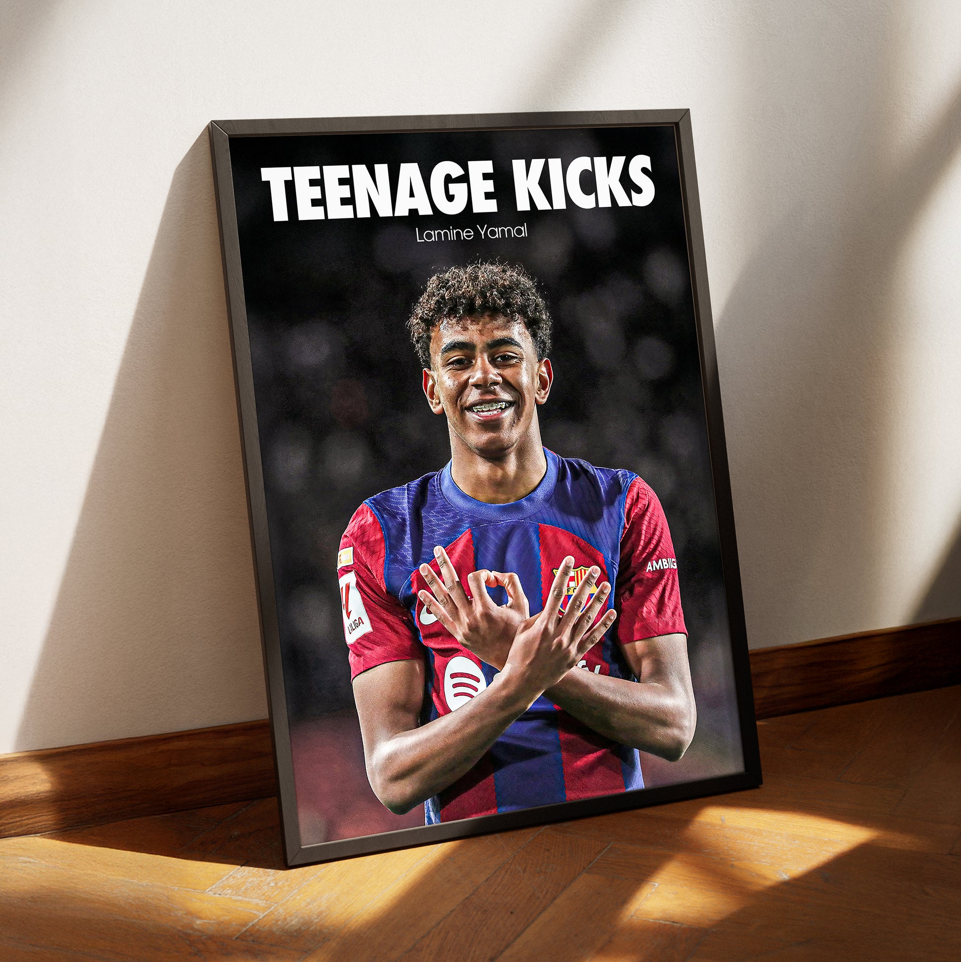 Lamine Yamal 'Teenage Kicks' Poster