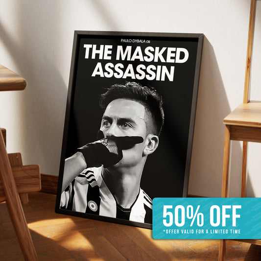 Paulo Dybala 'The Masked Assassin' Poster