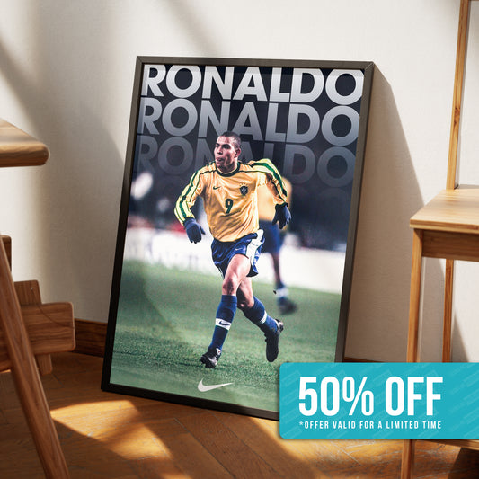 Ronaldo Nazario Poster