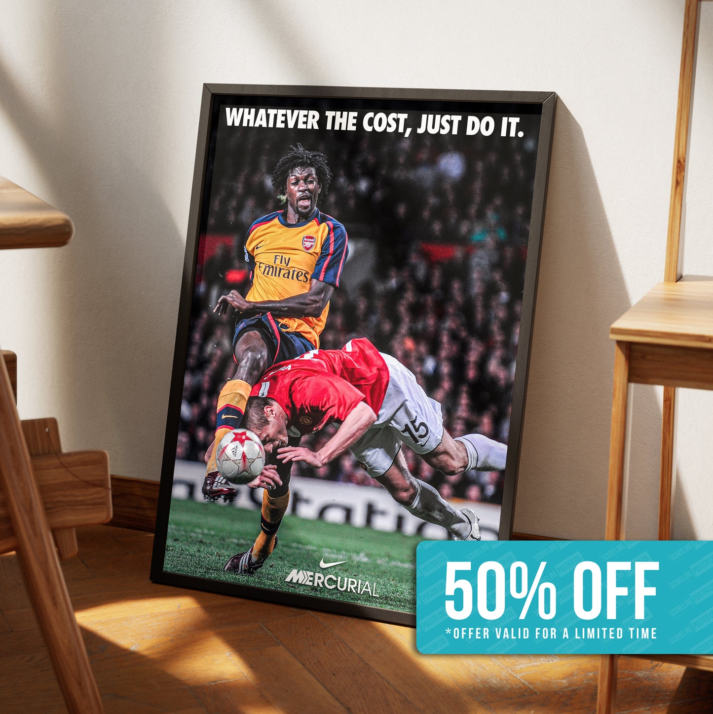 Nemanja Vidic 'Whatever The Cost' Poster