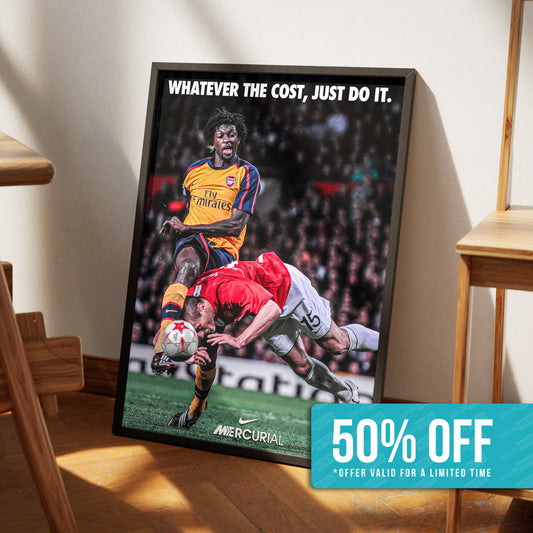 Nemanja Vidic 'Whatever The Cost' Poster