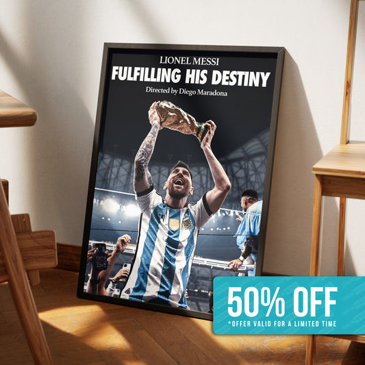 Lionel Messi 'Destiny' Poster