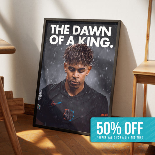 Lamine Yamal 'Dawn Of A King' Poster