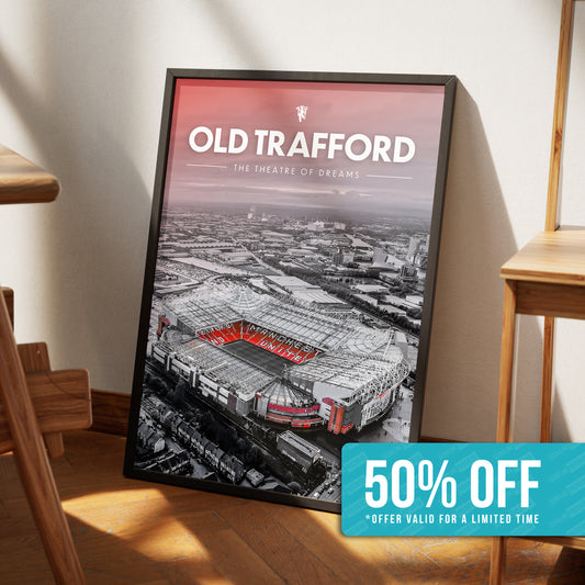 Manchester United 'Old Trafford' Poster