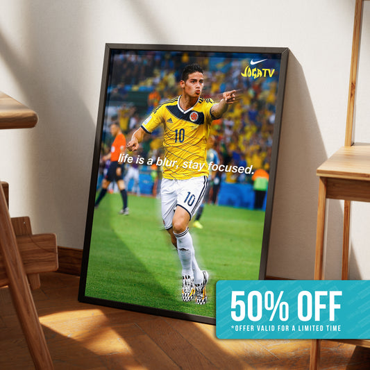 James Rodriguez 'Blur' Poster