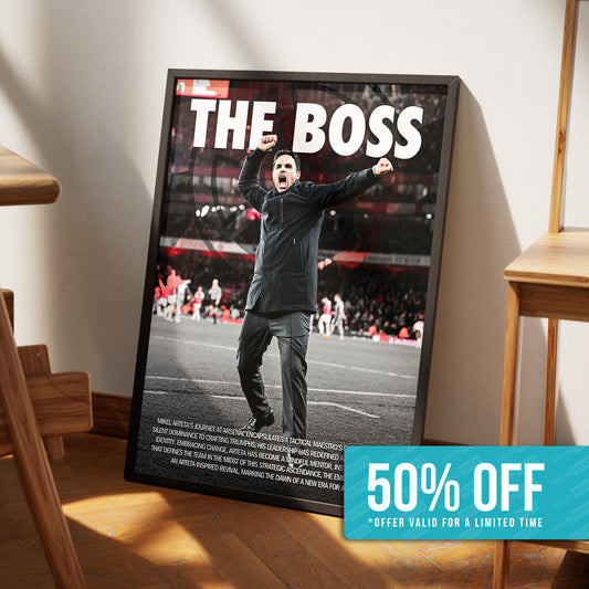 Mikel Arteta 'The Boss' Poster