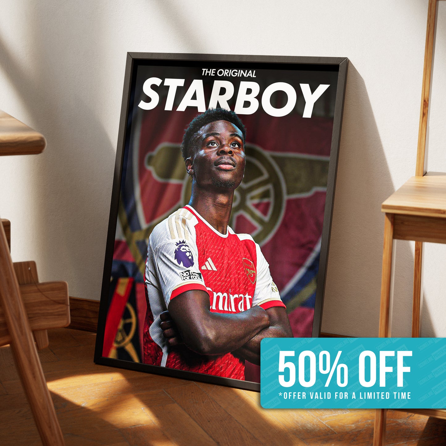 Bukayo Saka 'Original Starboy' Poster