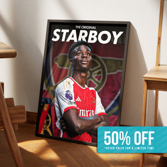 Bukayo Saka 'Original Starboy' Poster
