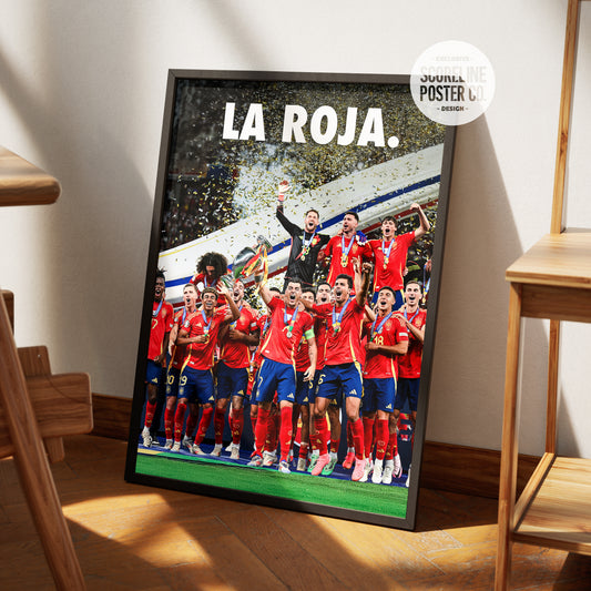 Spain Euro 2024 'La Roja' Poster