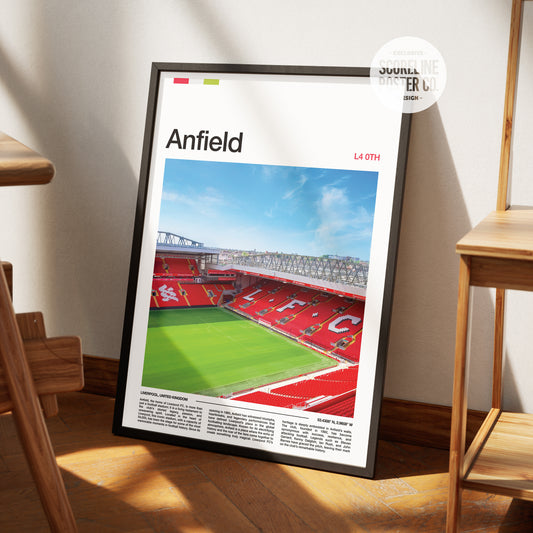 Liverpool Anfield Stadium Poster