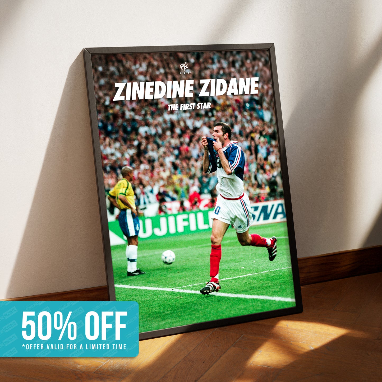 Zinedine Zidane 'First Star' Poster