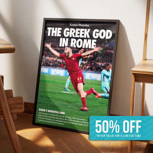 Kostas Manolas 'Greek God' Poster
