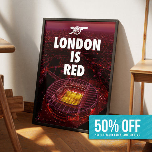 Arsenal 'London Is Red' Poster