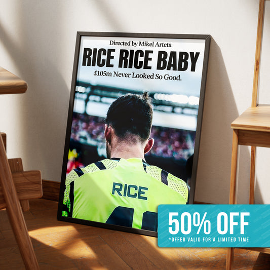 Declan Rice 'Rice Rice Baby' Poster