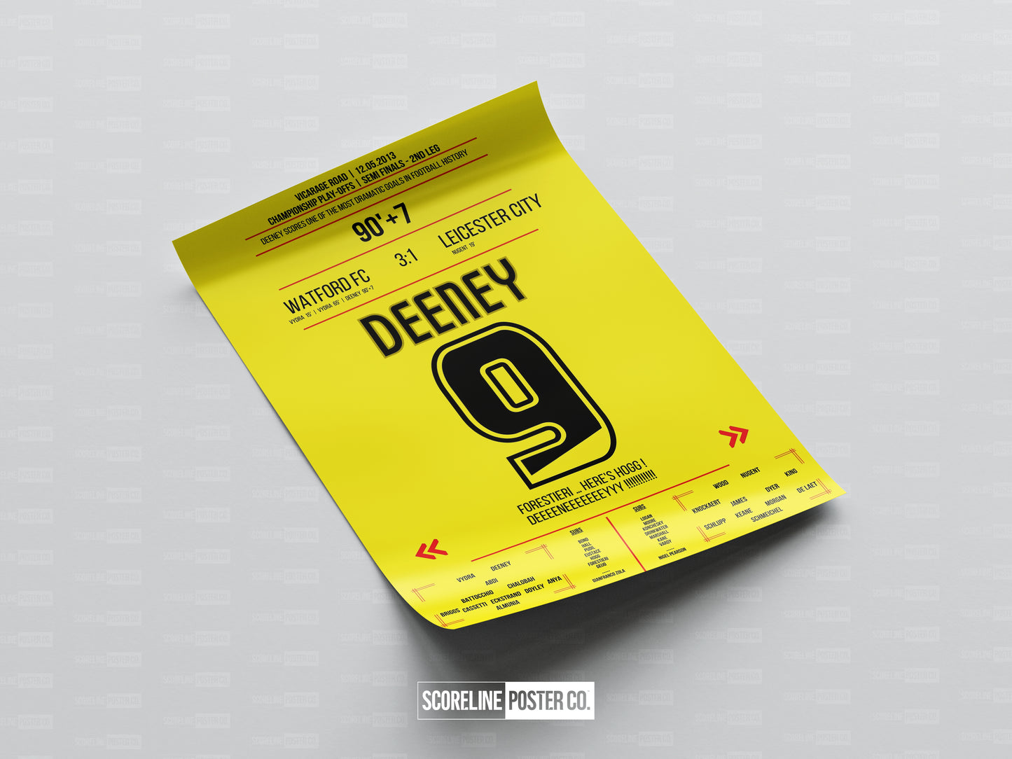 Troy Deeney Shirt Poster