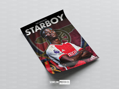 Bukayo Saka 'Original Starboy' Poster
