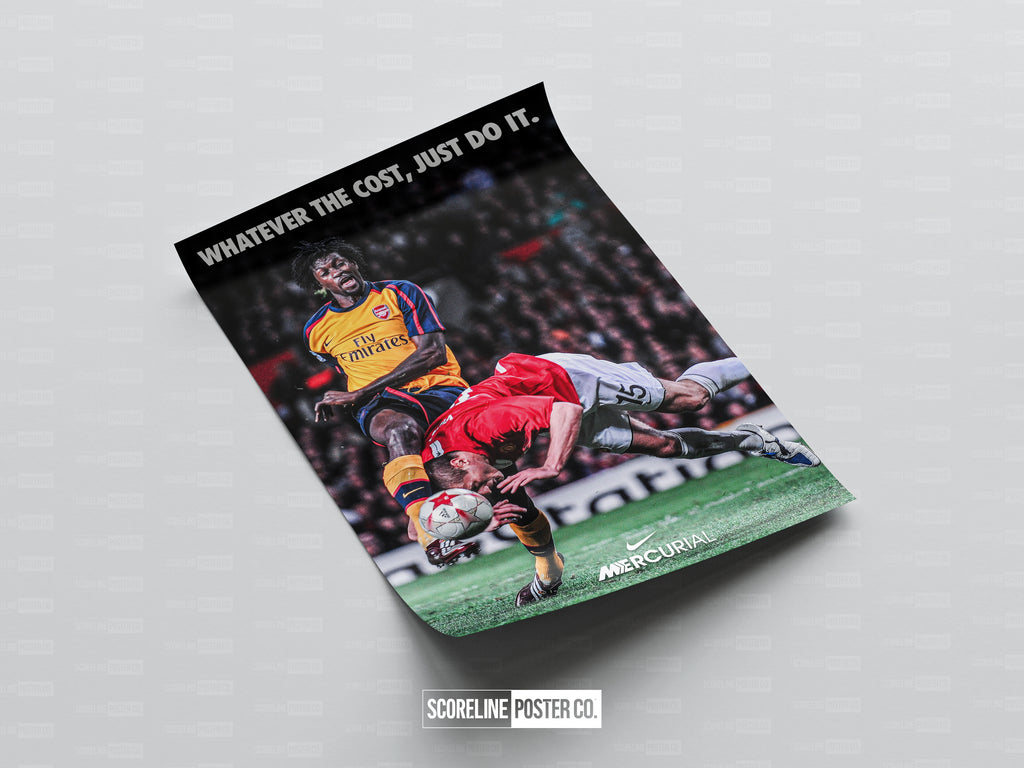 Nemanja Vidic 'Whatever The Cost' Poster
