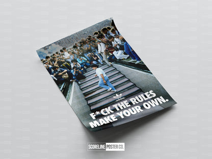 Diego Maradona 'F* The Rules' Poster
