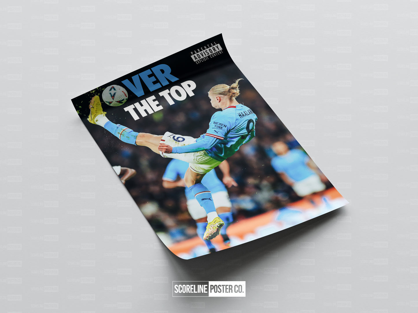 Erling Haaland 'Over The Top' Poster
