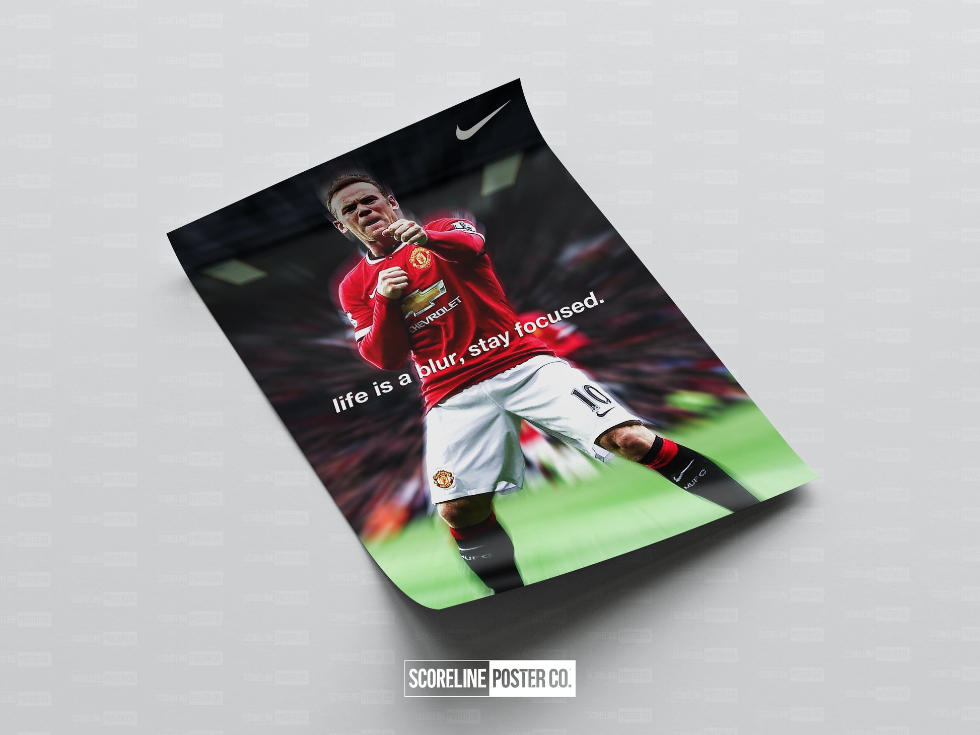 Wayne Rooney 'Blur' Poster