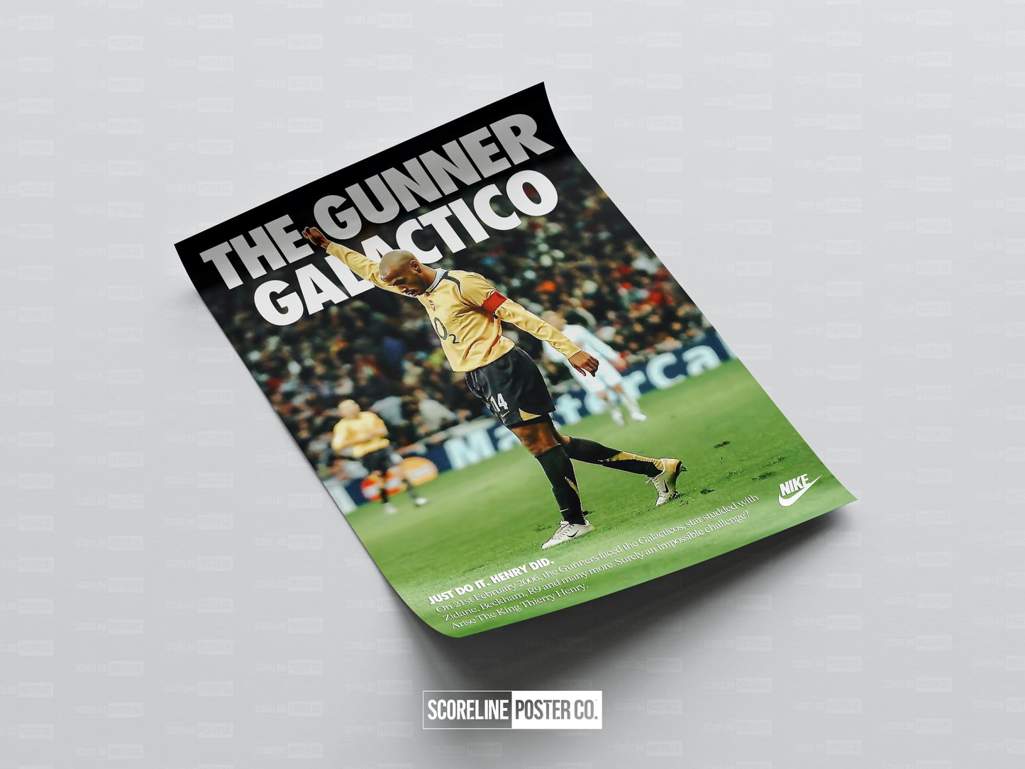 Thierry Henry 'Gunner Galactico' Poster