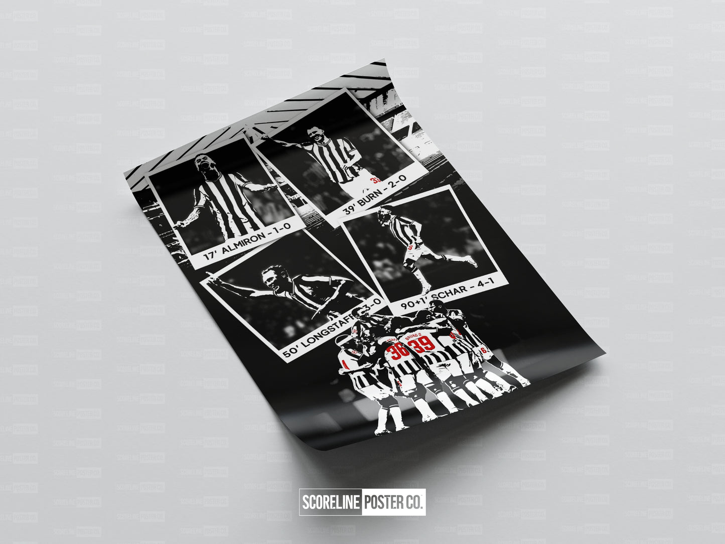 Newcastle United 'vs PSG' Poster