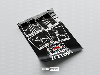 Newcastle United 'vs PSG' Poster