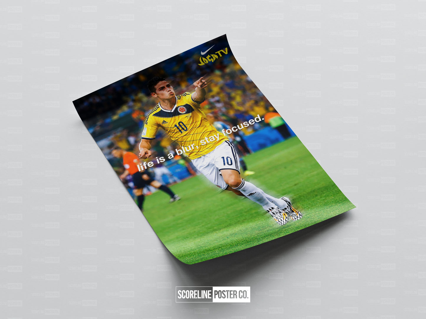James Rodriguez 'Blur' Poster