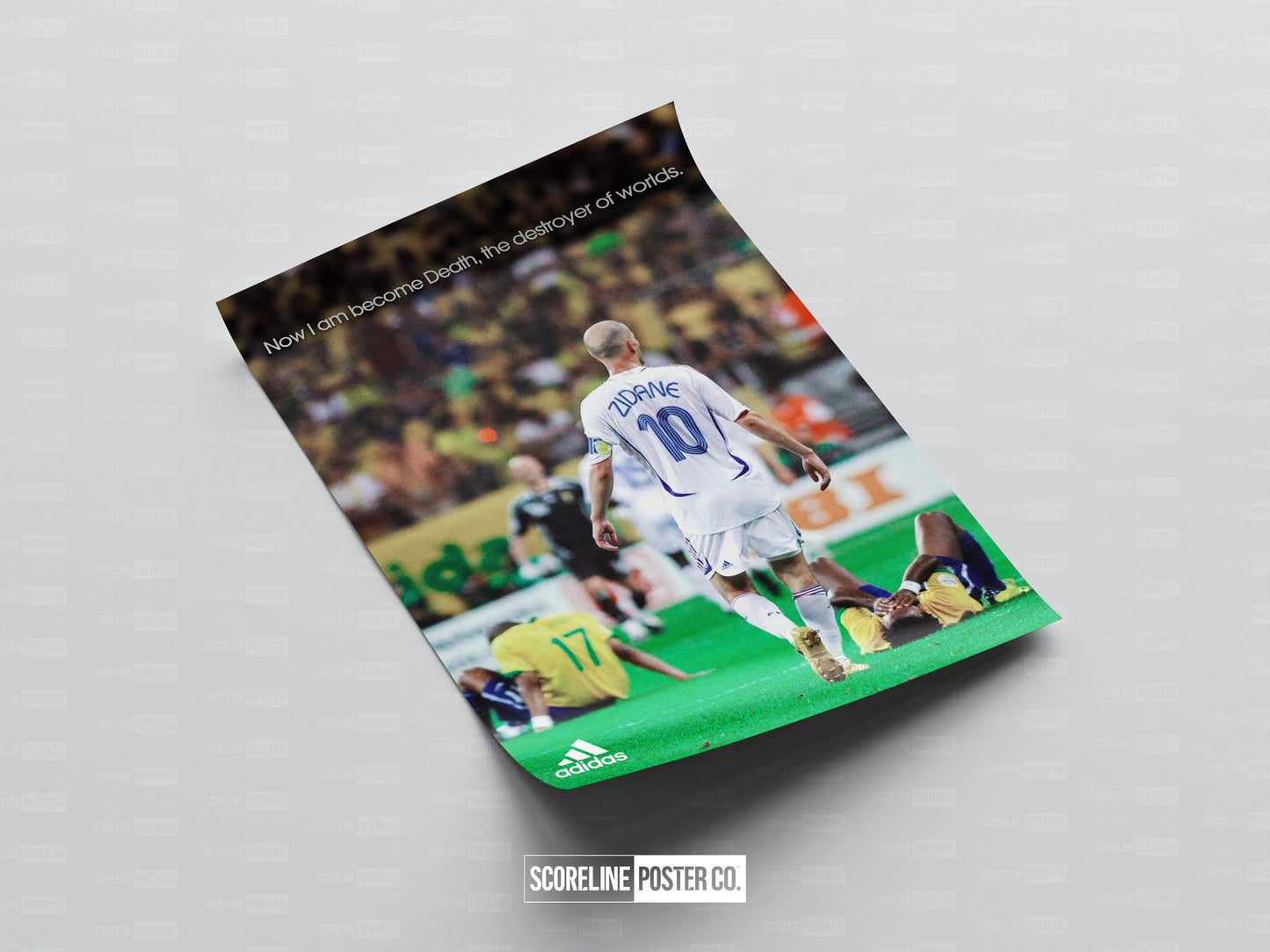 Zinedine Zidane 'Destroyer Of Worlds' Poster