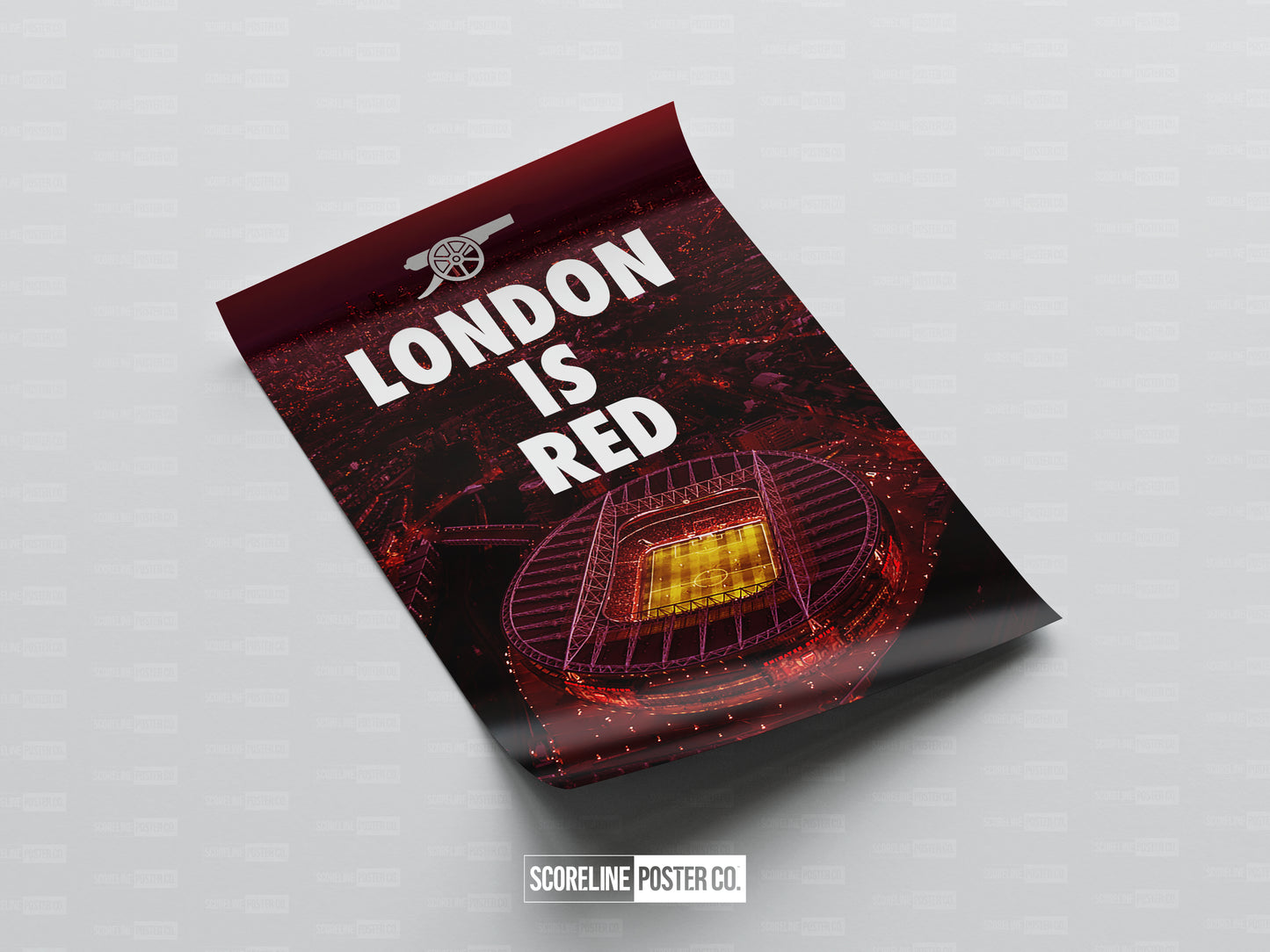 Arsenal 'London Is Red' Poster