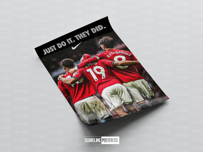 Bruno Fernandes, Amad Diallo, Bryan Mbeumo Poster