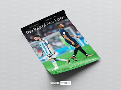 Lionel Messi & Kylian Mbappe 'Foes' Poster