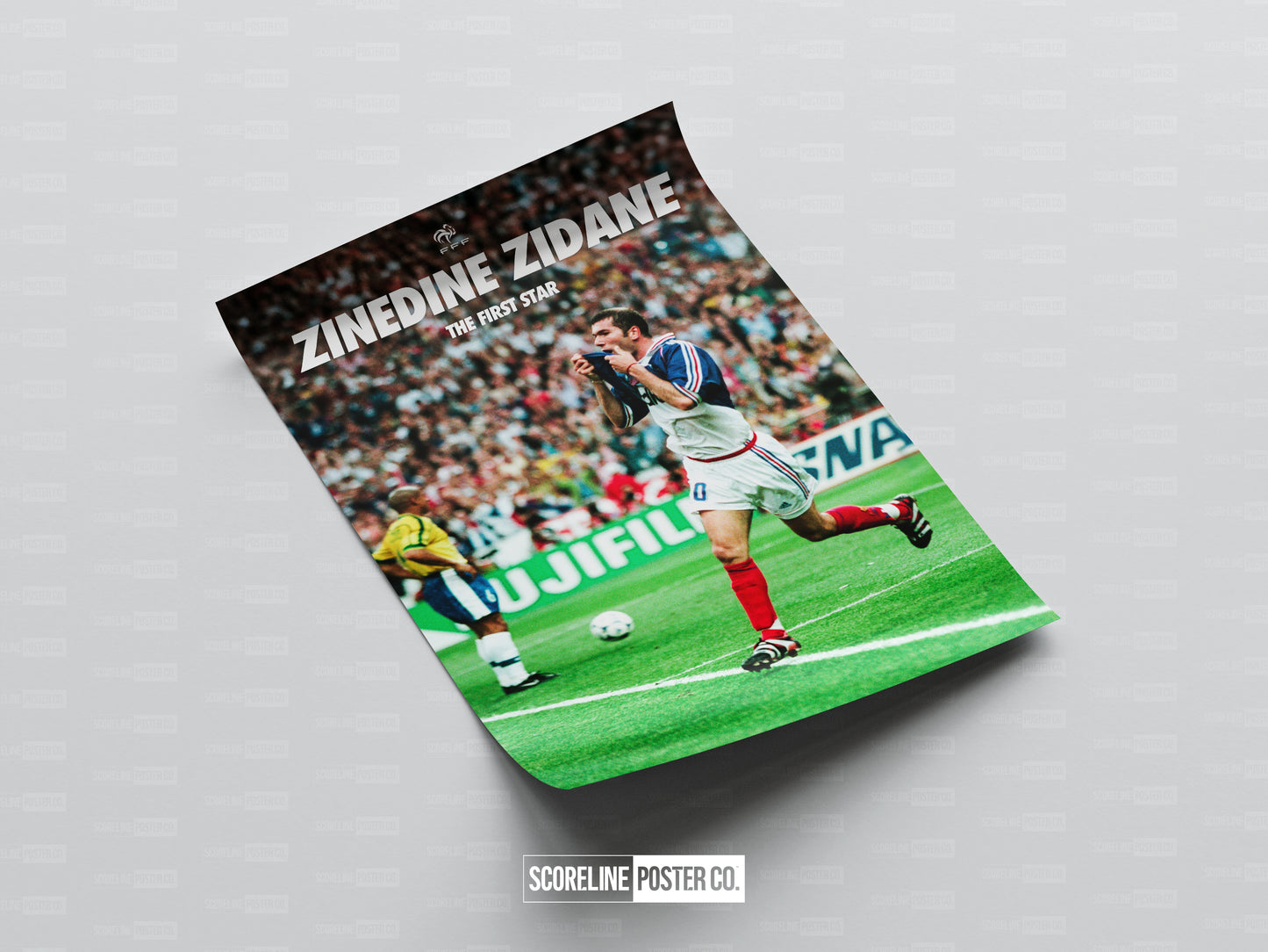 Zinedine Zidane 'First Star' Poster
