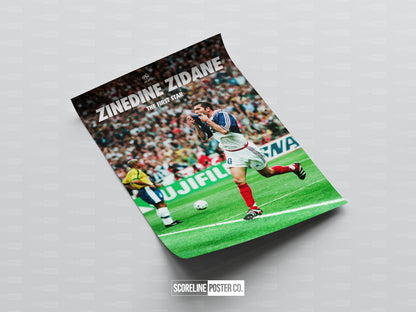 Zinedine Zidane 'First Star' Poster