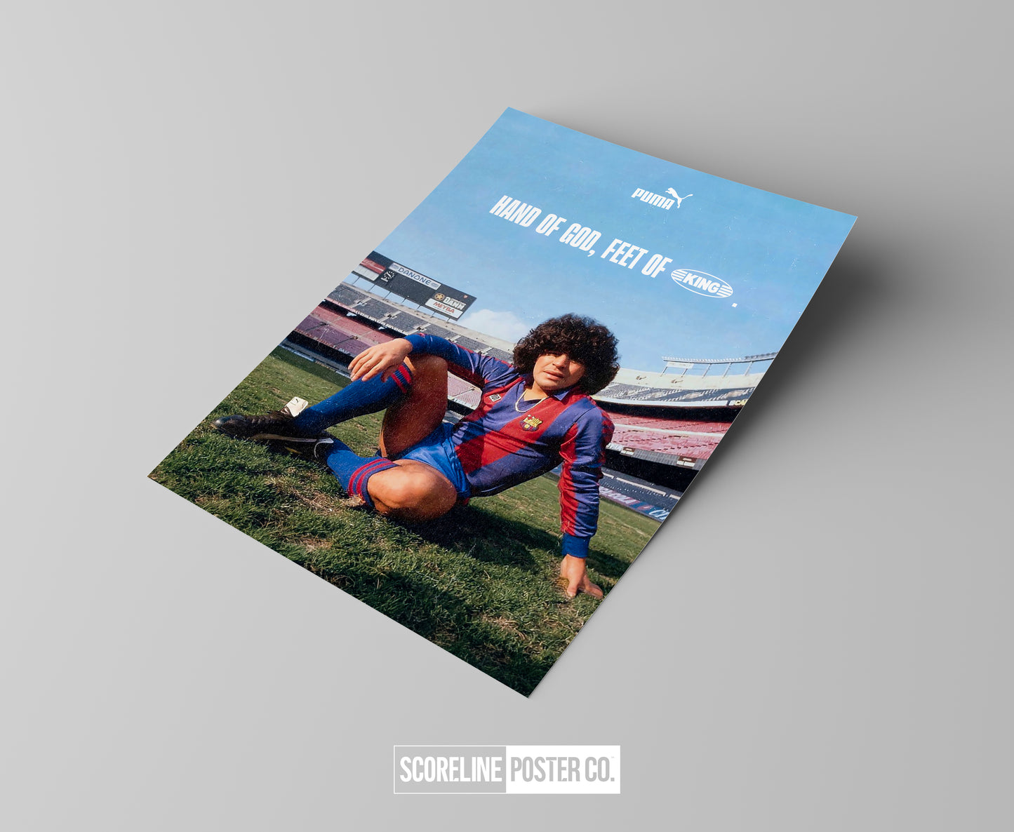 Diego Maradona 'King' Poster