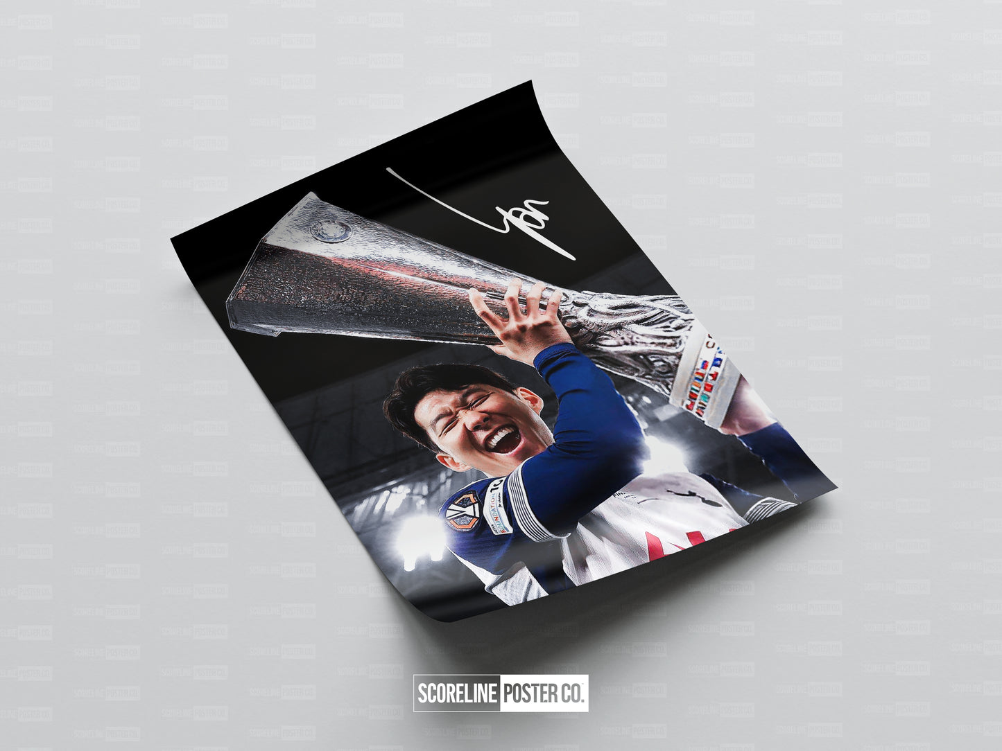 Son Heung-min Europa League Poster