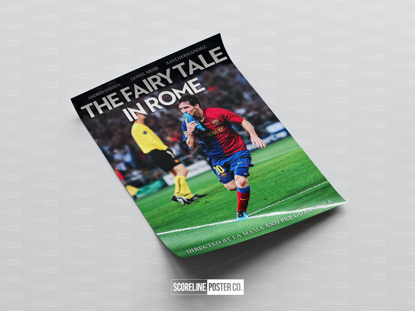 Lionel Messi 'Fairy Tale In Rome' Poster