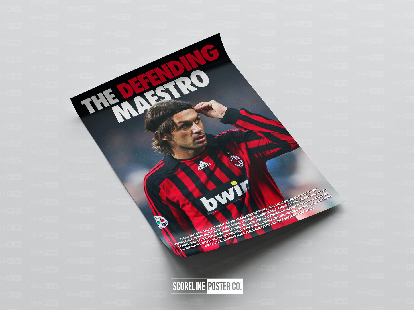 Paolo Maldini 'Defending Maestro' Poster